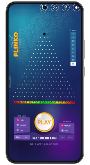 Plinko app screenshot