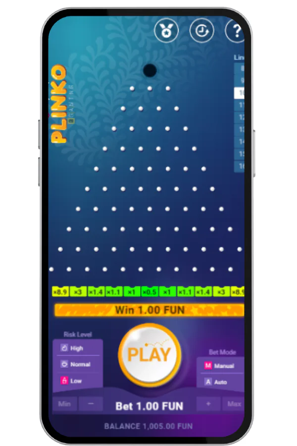 Plinko game slot 