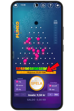 Plinko Win Results Slot